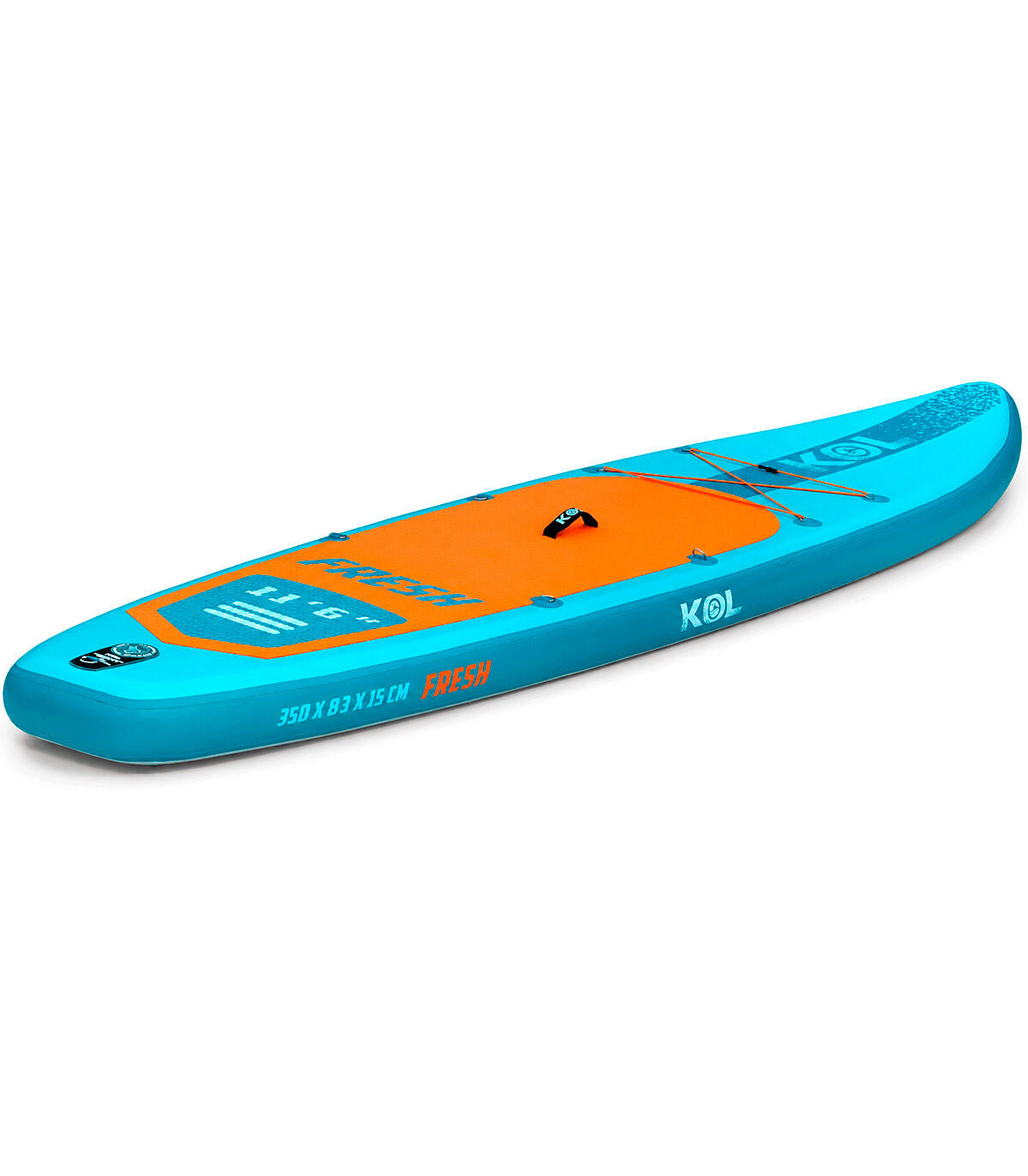 Opblaasbaar SUP Board 11'6" KOL Fresh - Compleet SUP & Kajak Pakket 350L 8/14