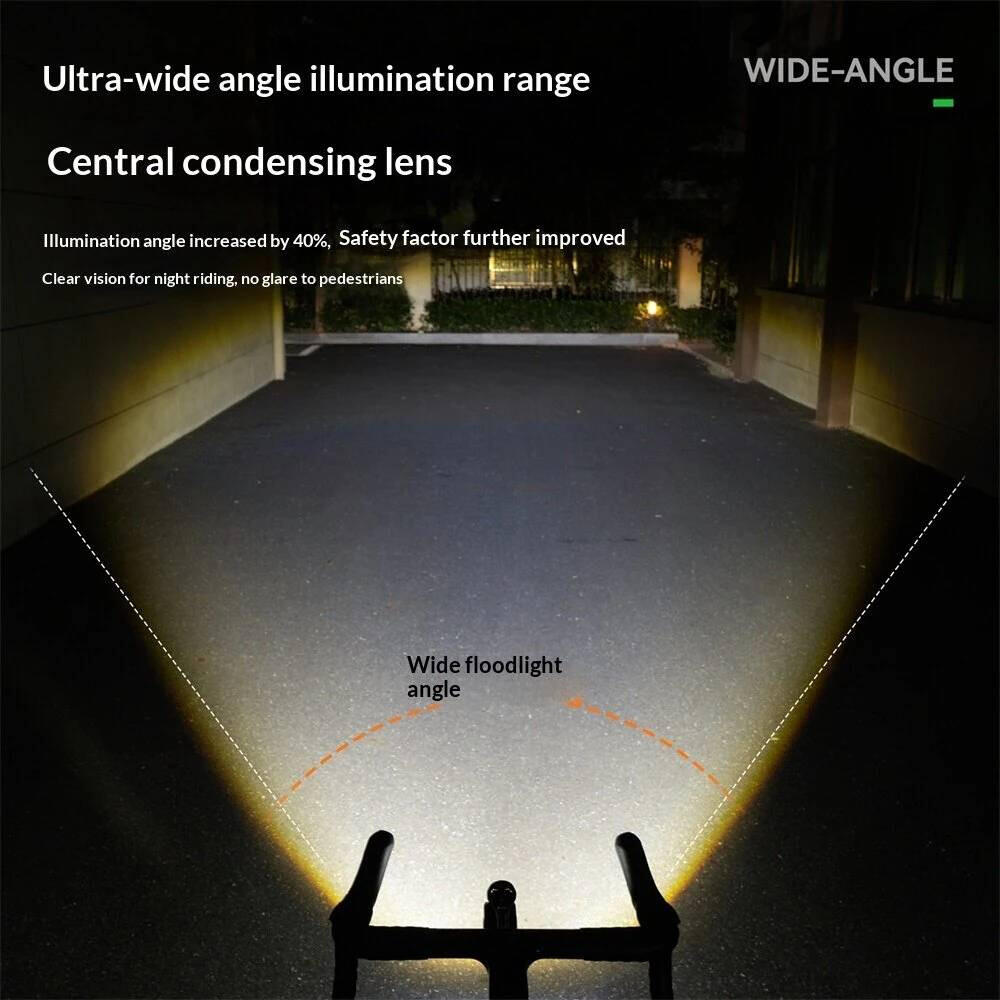 Inteligentna lampka rowerowa ROCKBROS M6 1000 lm z wyświetlaczem 6/7