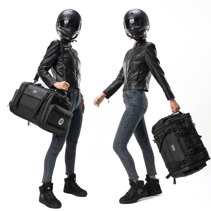 Torba motocyklowa 43-50L - wodoodporna i składana torba wyprawowa ROCKBROS 3/6