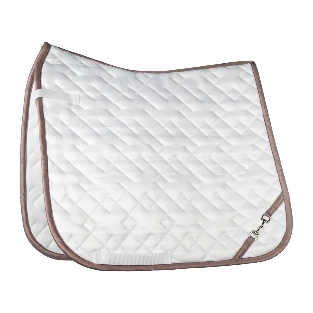 Dressage saddle pad for horses HKM Golden Bit