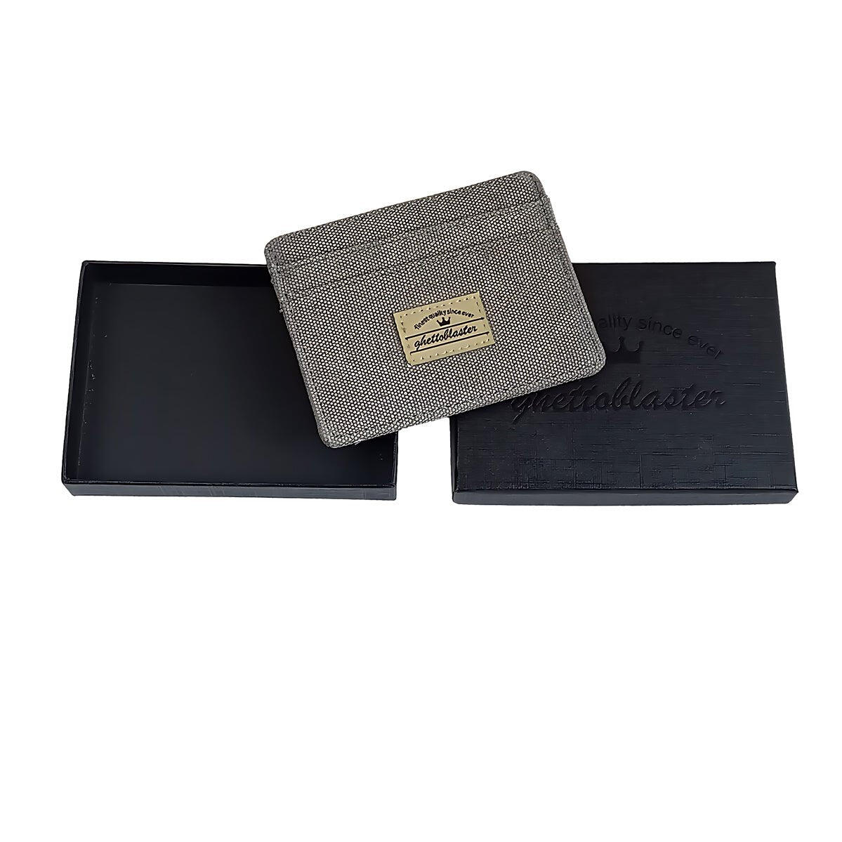 Portafoglio Ghettoblaster Porta Tarjetas Lona gris 9/10