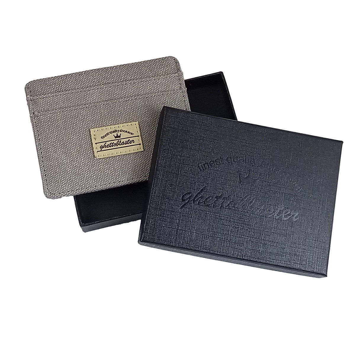 Portafoglio Ghettoblaster Porta Tarjetas Lona gris 8/10