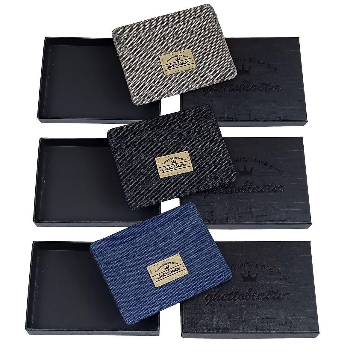 Portafoglio Ghettoblaster Porta Tarjetas Lona gris 10/10