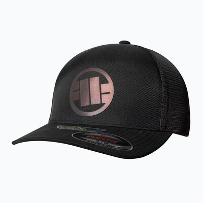 Pitbull mesh full cap logo iridescent flexfit pet met klep