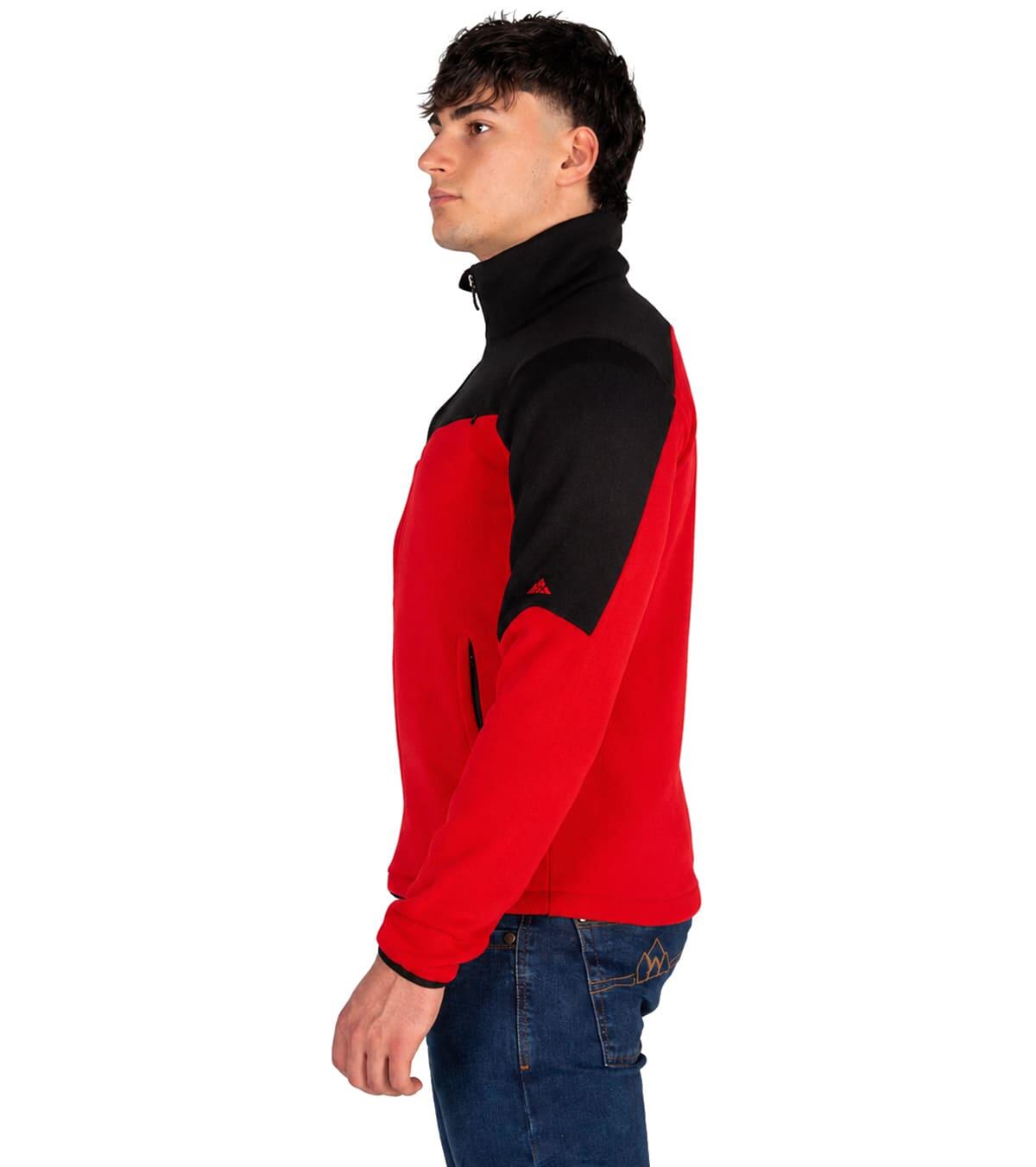 Casaco Polar de Montanha Tipo Blusão Respirável Ursus Homem Vermelho 5/5