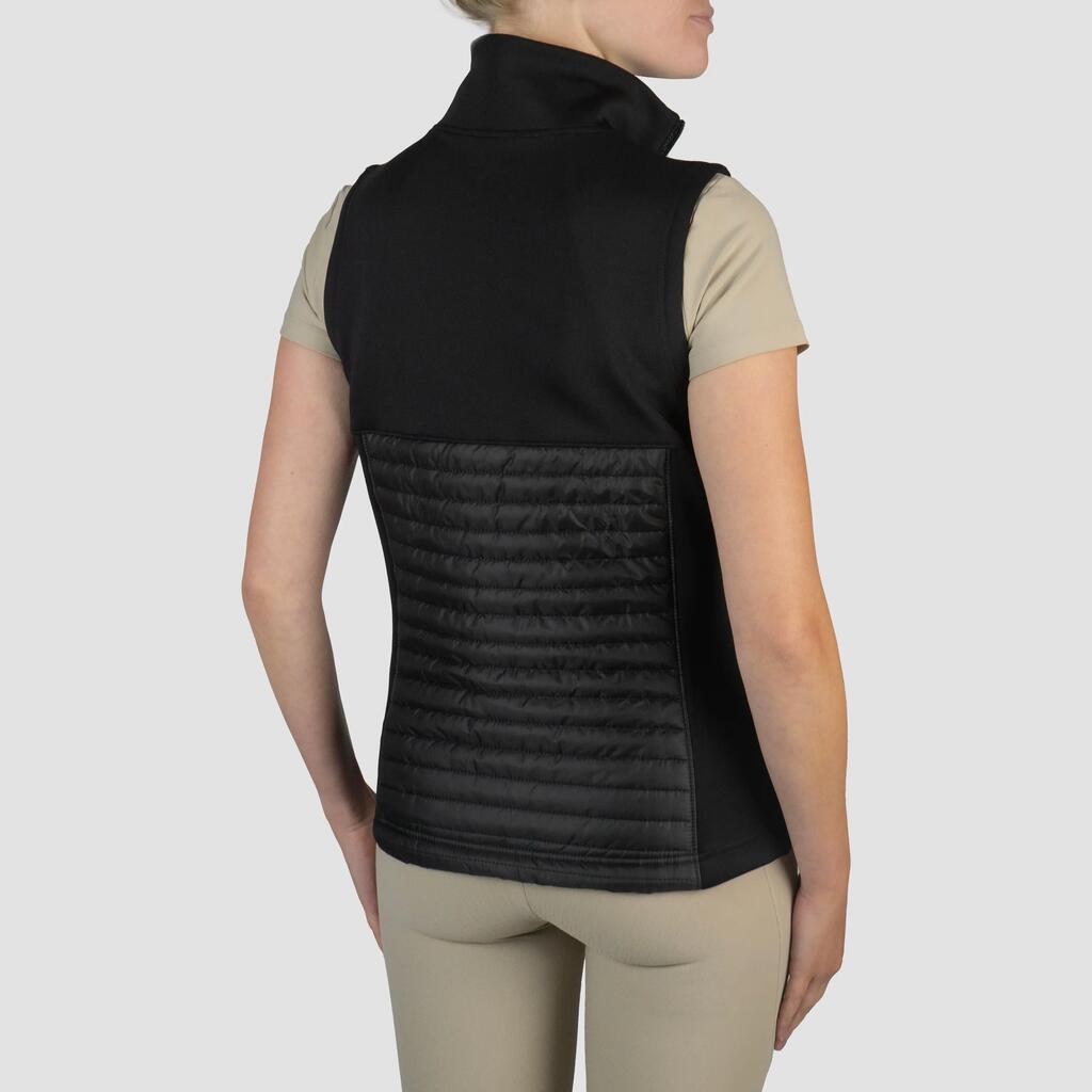 Girls' sleeveless down jacket EQPRO Phenomenal