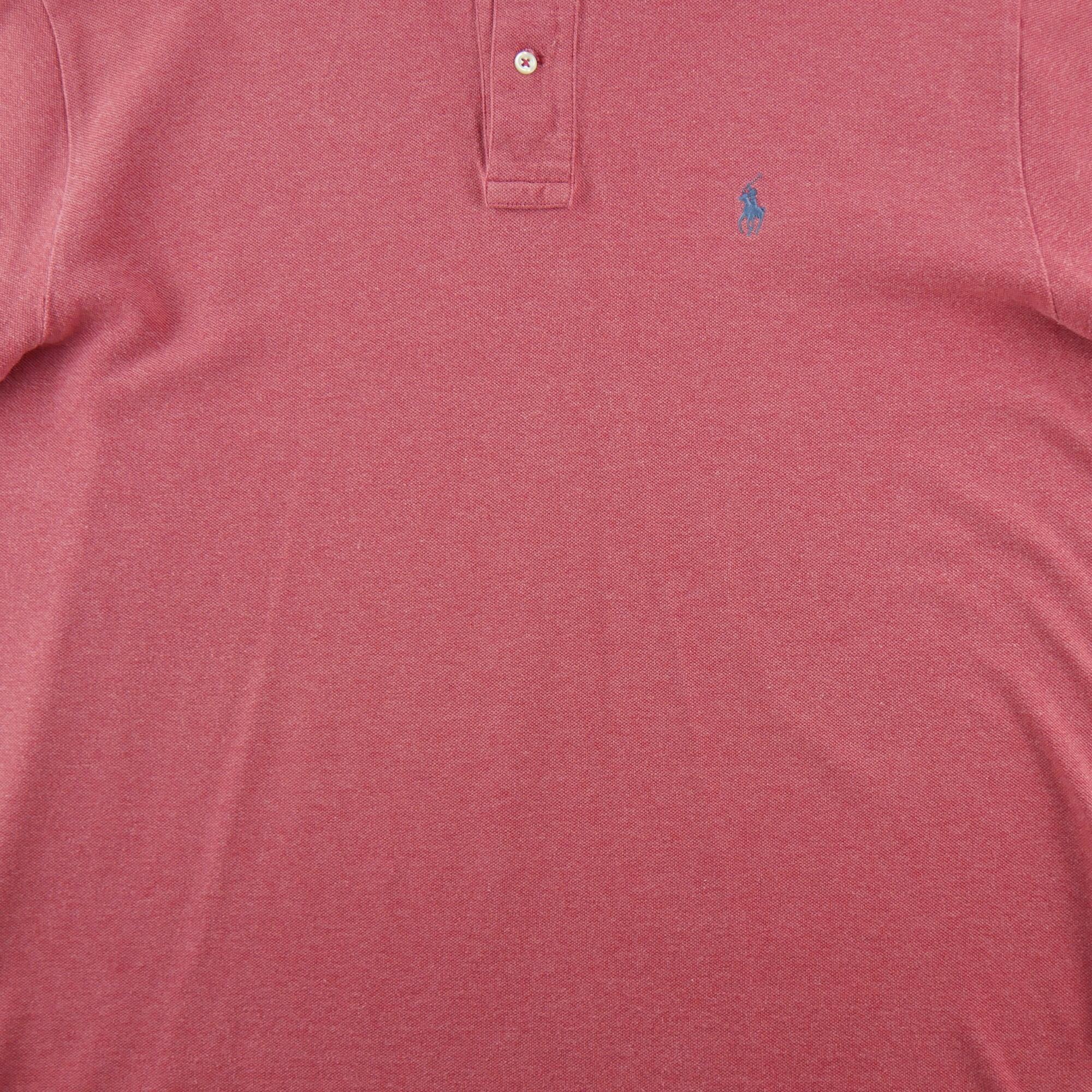 Refurbished - Kurzärmeliges Herren Polo Rot - Wie neu 5/6