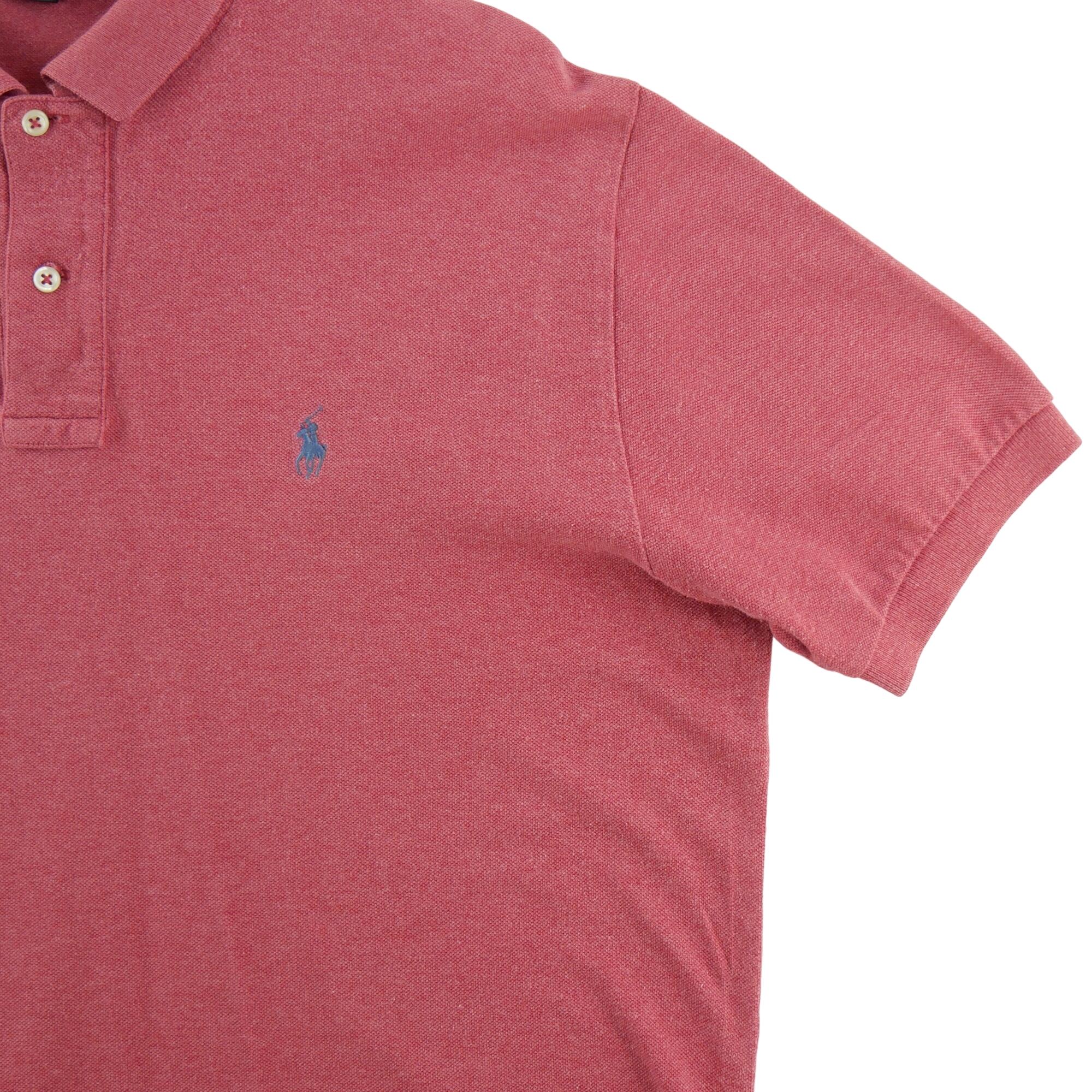 Refurbished - Kurzärmeliges Herren Polo Rot - Wie neu 4/6