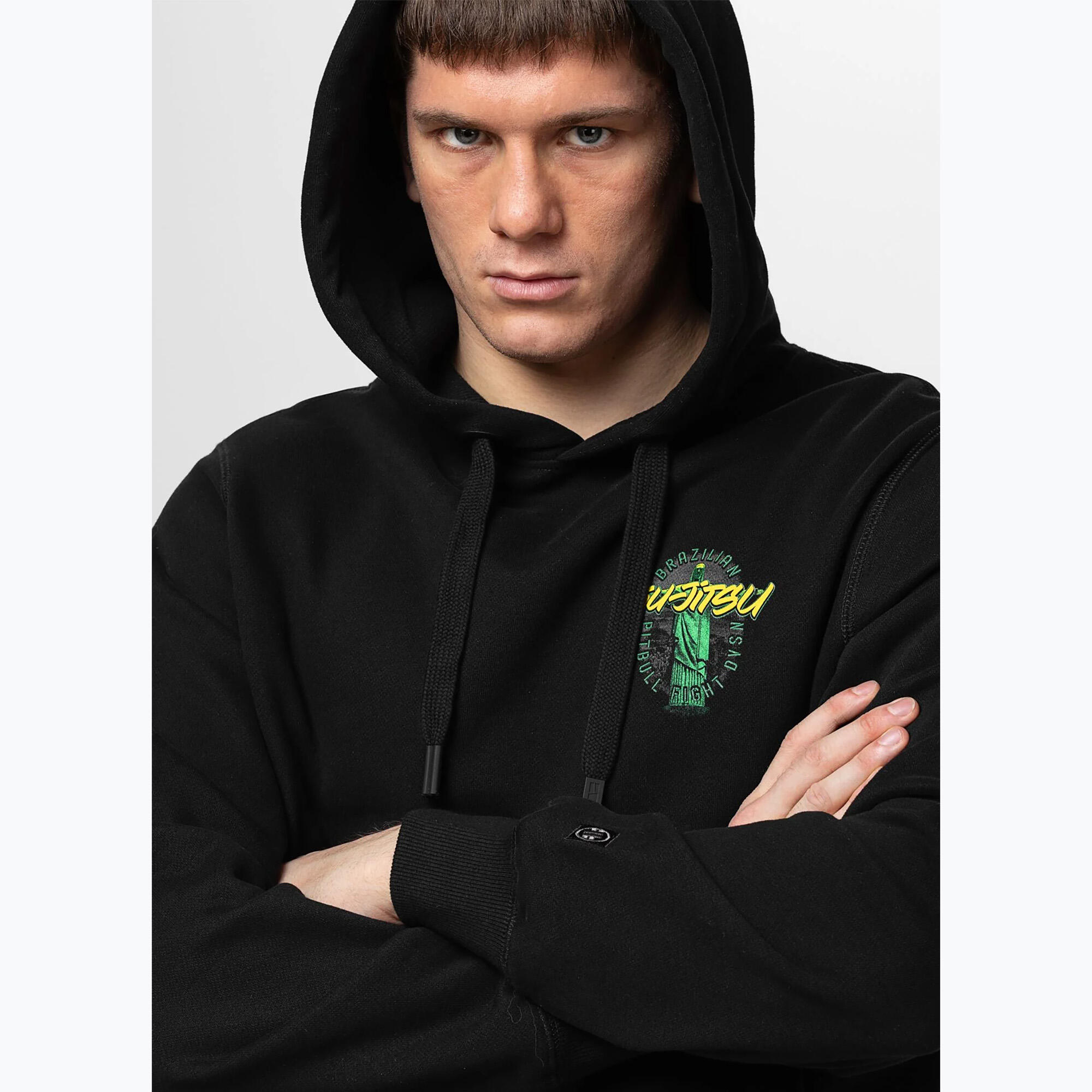 Bluza męska Pitbull Bjj Fight Dvsn Hooded 4/7