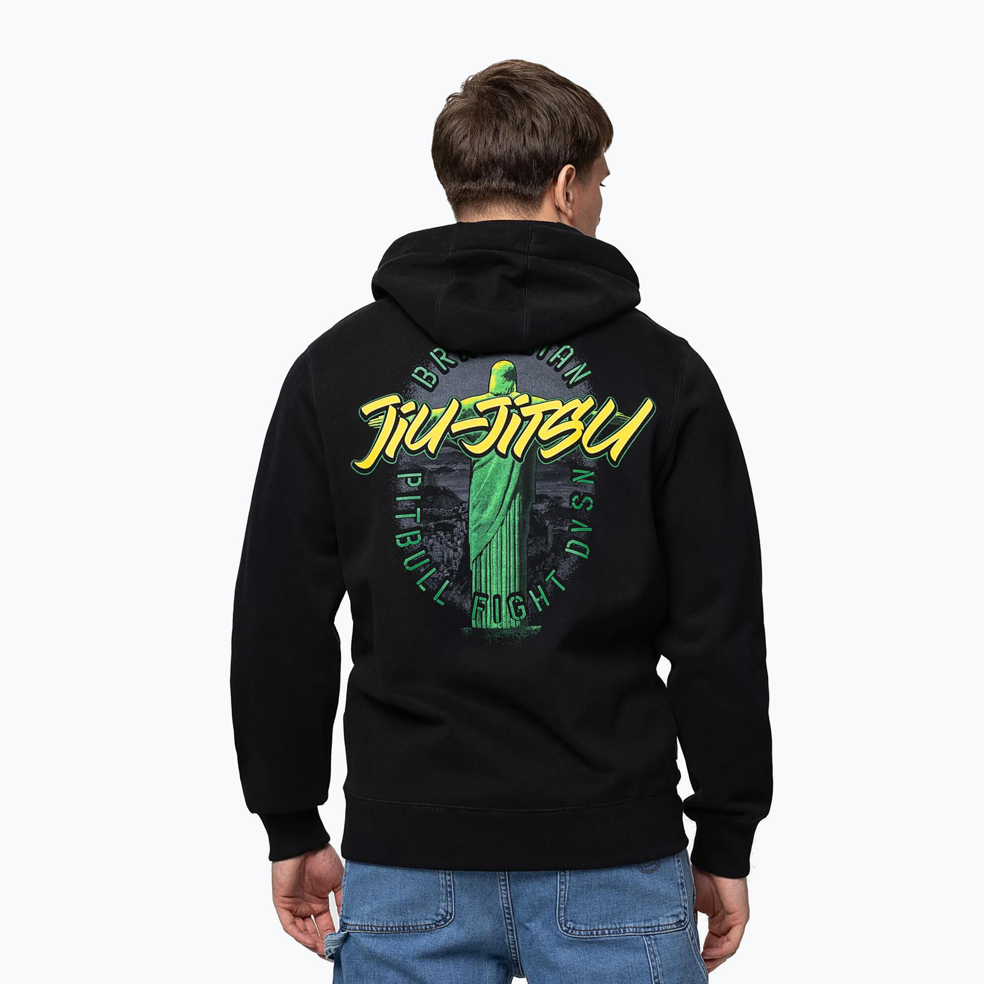Bluza męska Pitbull Bjj Fight Dvsn Hooded 3/7