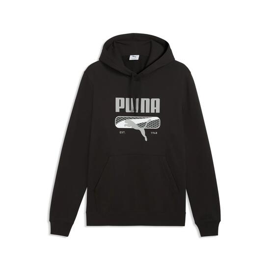 PUMA Sport Logo Play fleece hoodie voor heren PUMA