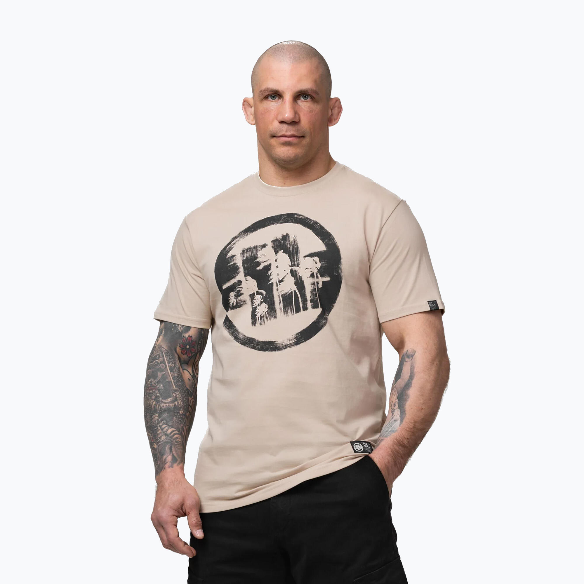 Tricou bărbați Pitbull Logo Palms