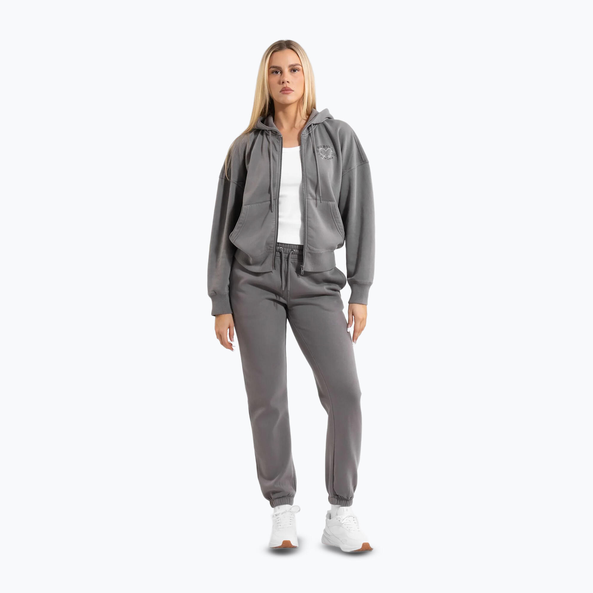 Bluza damska Pitbull Manzanita Heart Hooded Zip Sweatshirt 2/7