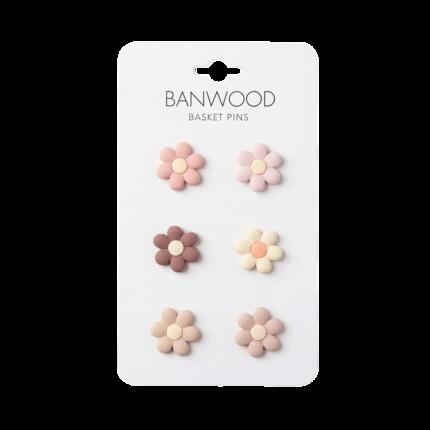 Banwood decoratie pins voor fietsmandje