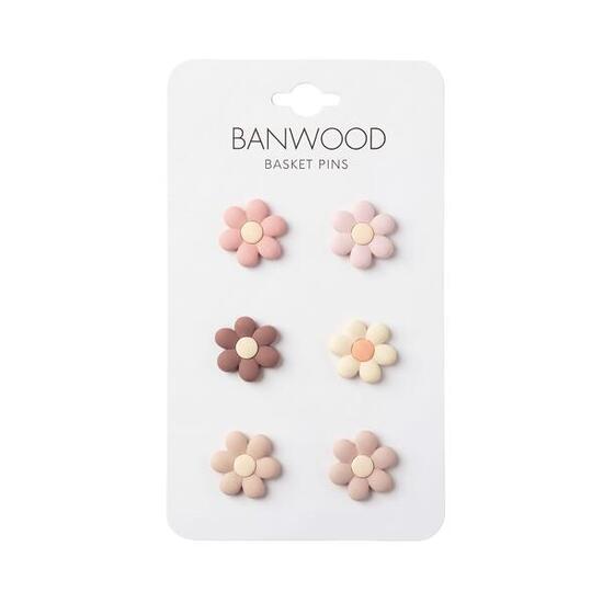 Banwood decoratie pins voor fietsmandje