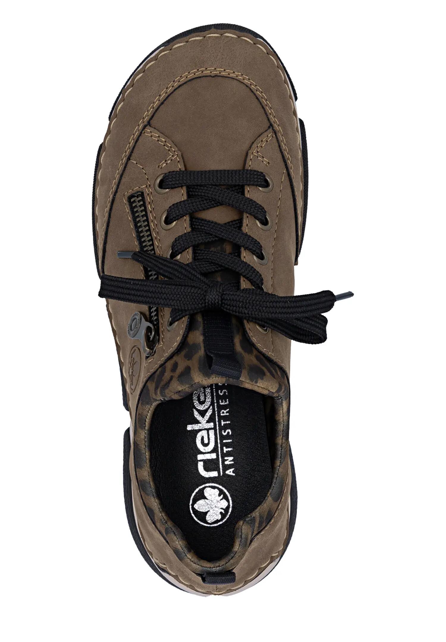 Rieker Damen Halbschuh Slipper Schuhe 45973-24 Brown 3/7