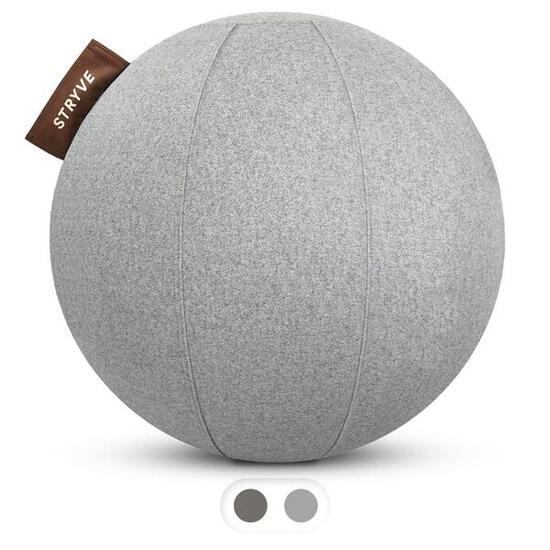 Active Ball | Lichtgrijs – 65 Unisex-Adult, 65 cm