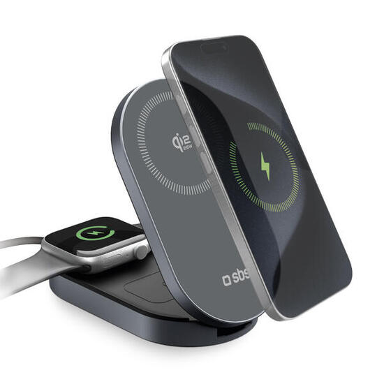 Kit station de charge sans fil pliable Power Fold 3 en 1