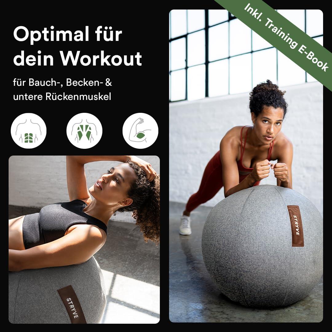 Active Ball | Lichtgrijs – 65 Unisex-Adult, 65 cm 4/7
