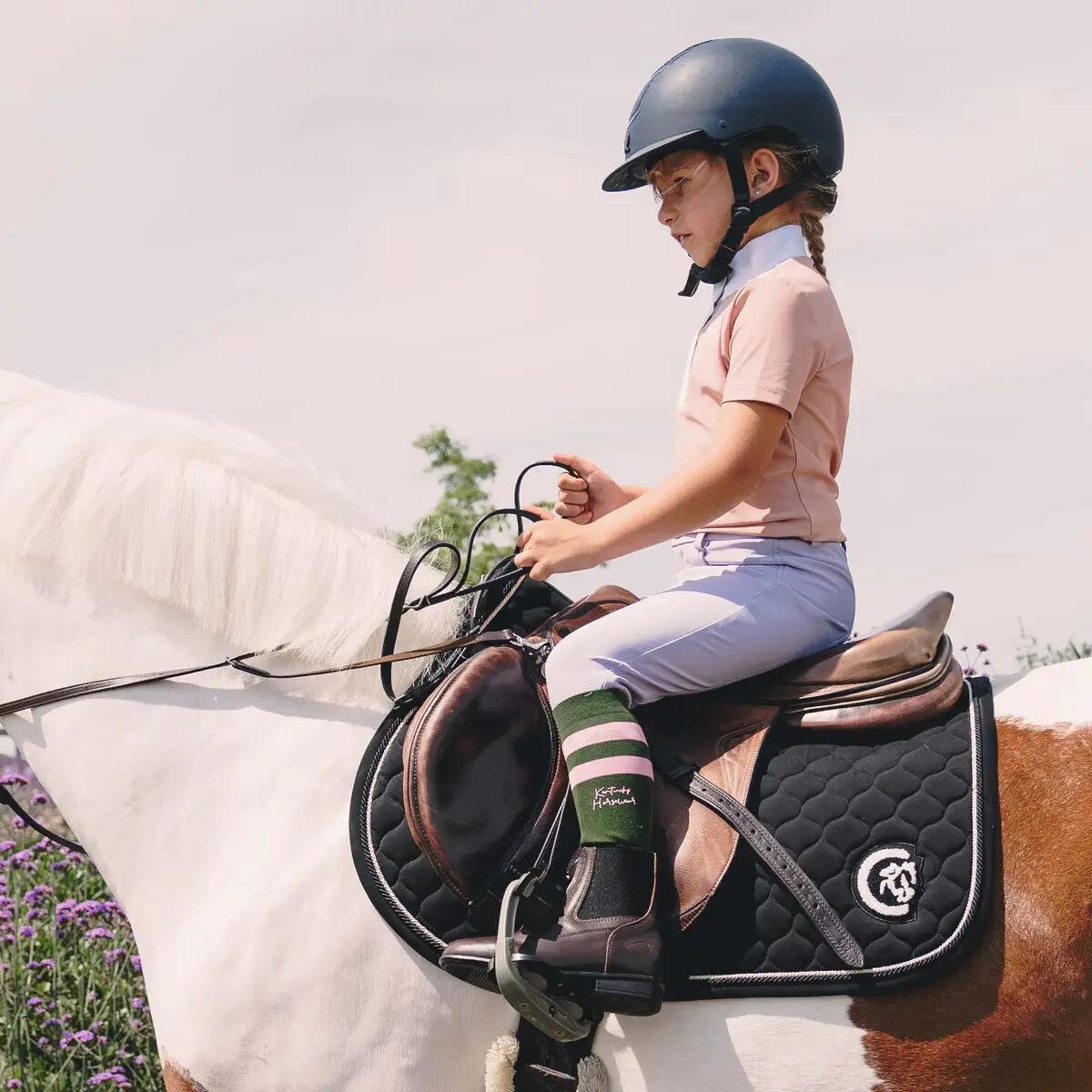 Kentucky Teugelondersteuning Met Handlus Working Collection Zwart - 3/4