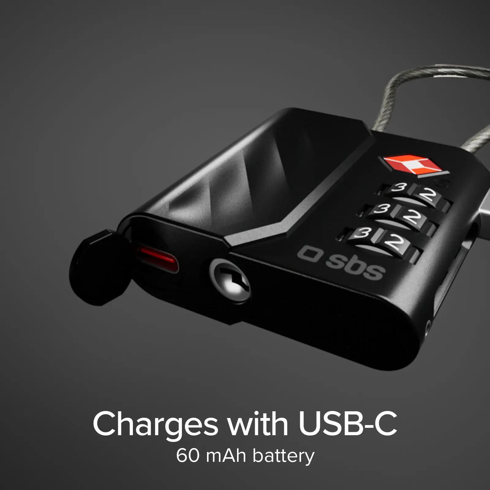 Cadenas TSA avec tracker Apple Find My/Google Find Hub, idéal pour les valises 5/7