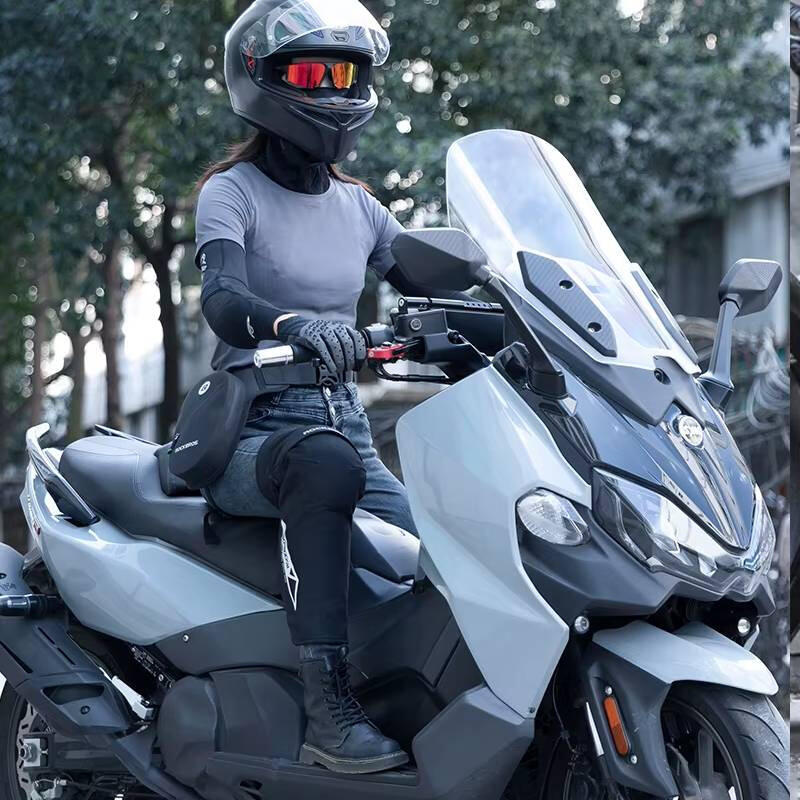 Nakolanniki motocyklowe, rowerowe, ochraniacze kolan Rockbros, czarne 6/7