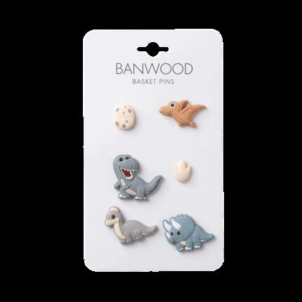 Banwood decoratie pins voor fietsmandje