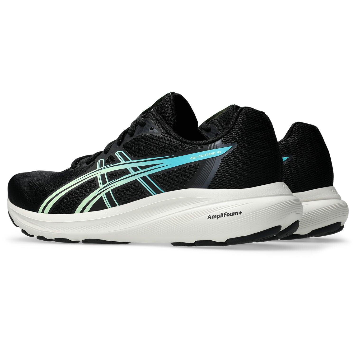 Chaussures - course - homme - gel contend 10 - black/ilumiyellow 4/6