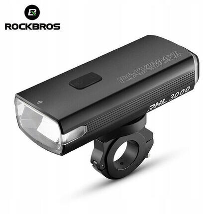 Lampka rowerowa przednia ROCKBROS RHL 3000 LM USB IPX POWERBANK