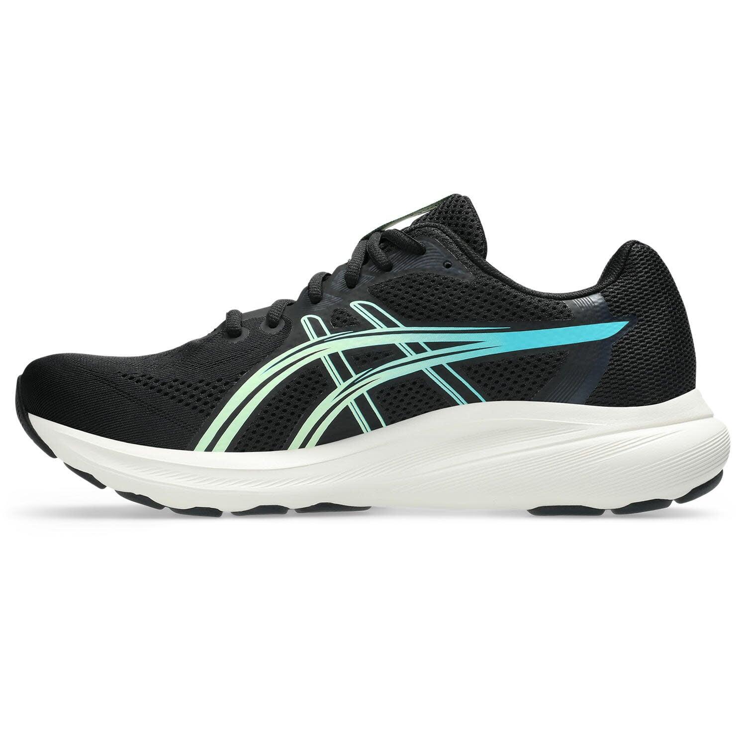 Chaussures - course - homme - gel contend 10 - black/ilumiyellow 3/6