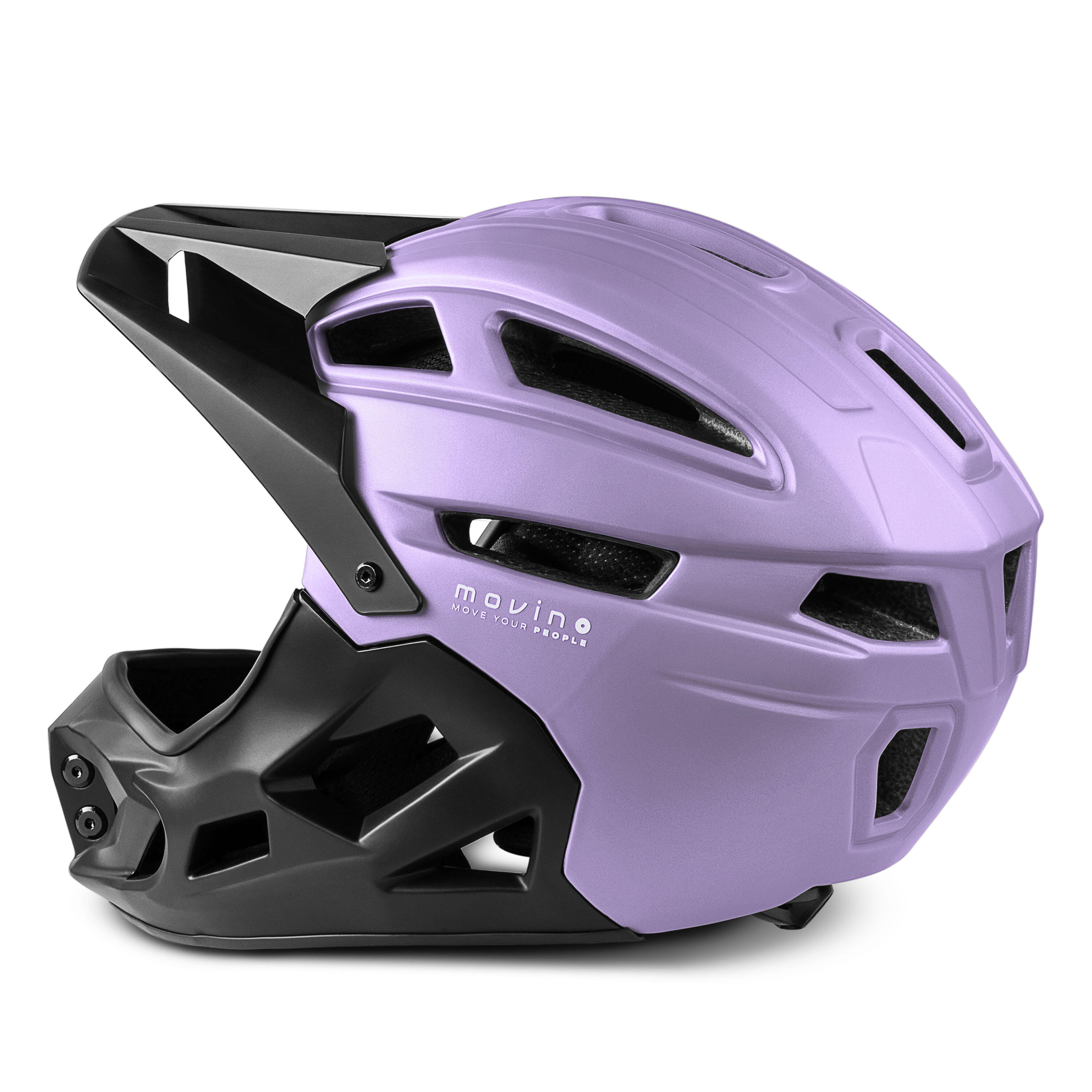Capacete Full Face Movino Edge 418g BTT Trotinete Patins 51-54cm In-mold 2/7