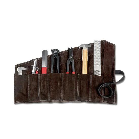 Set complet Waldhausen pour soin du sabot en étui cuir
