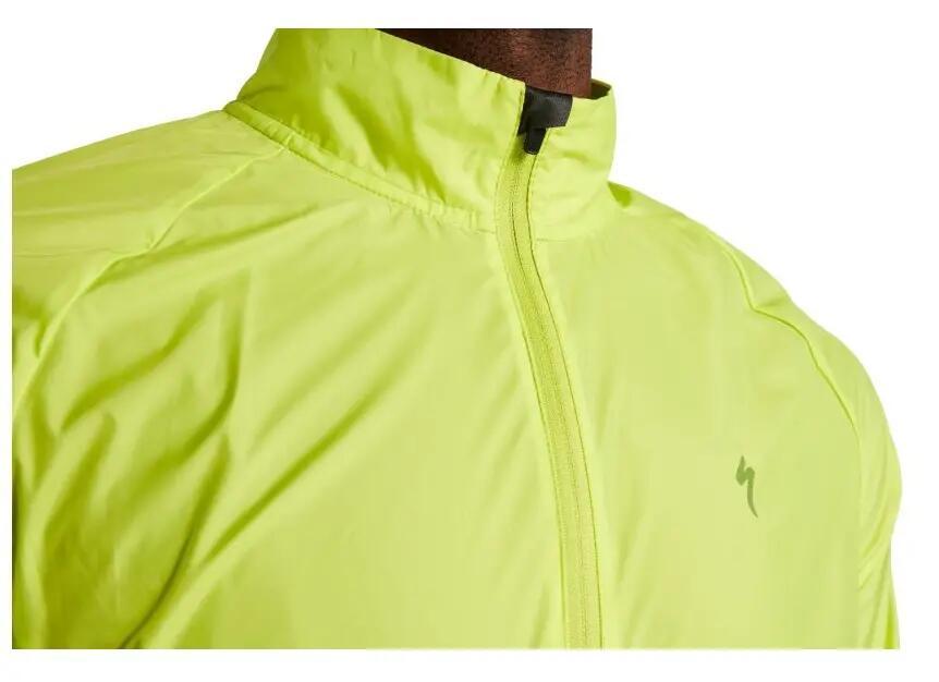Jacheta ciclism vant pentru barbati men Trail-Series Wind HyperViz - verde fluo 3/5