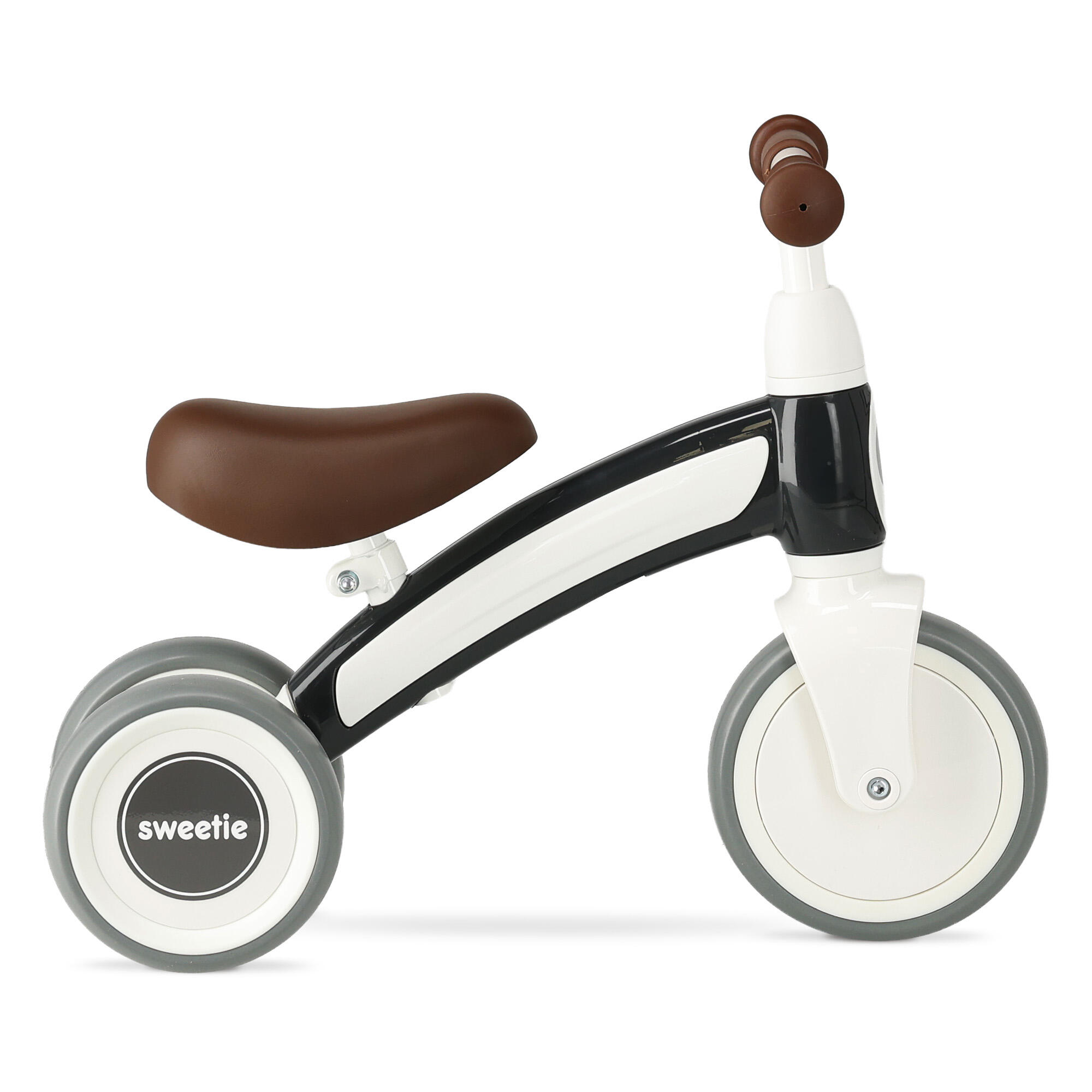 Qplay Sweetie Bicicletta Senza Pedali - Triciclo 1-3 Anni - Grigio 3/5