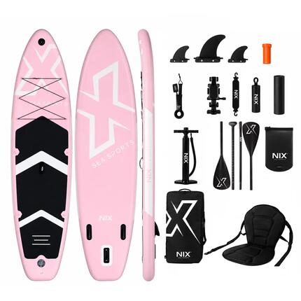 Planche de paddle gonflable 11" rose Pack Premium