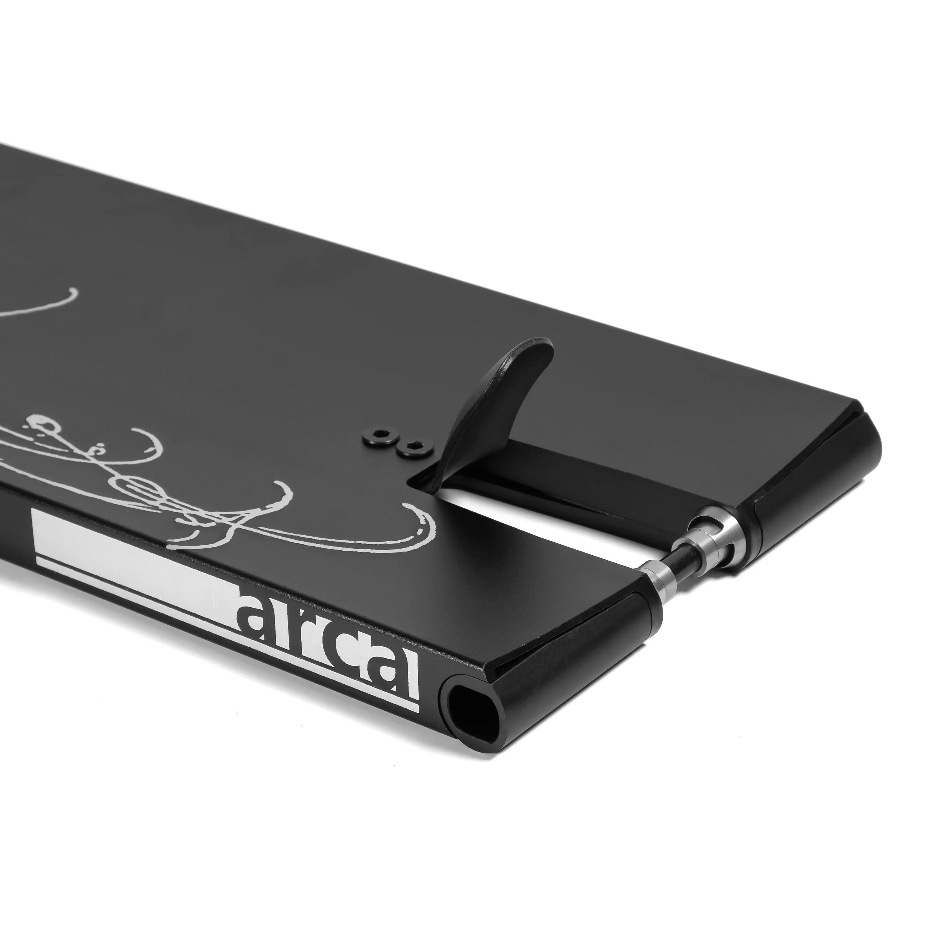 Deck Arca 6.75" x 22.5" - Skateboard Nero - Materiale Resistente 2/5