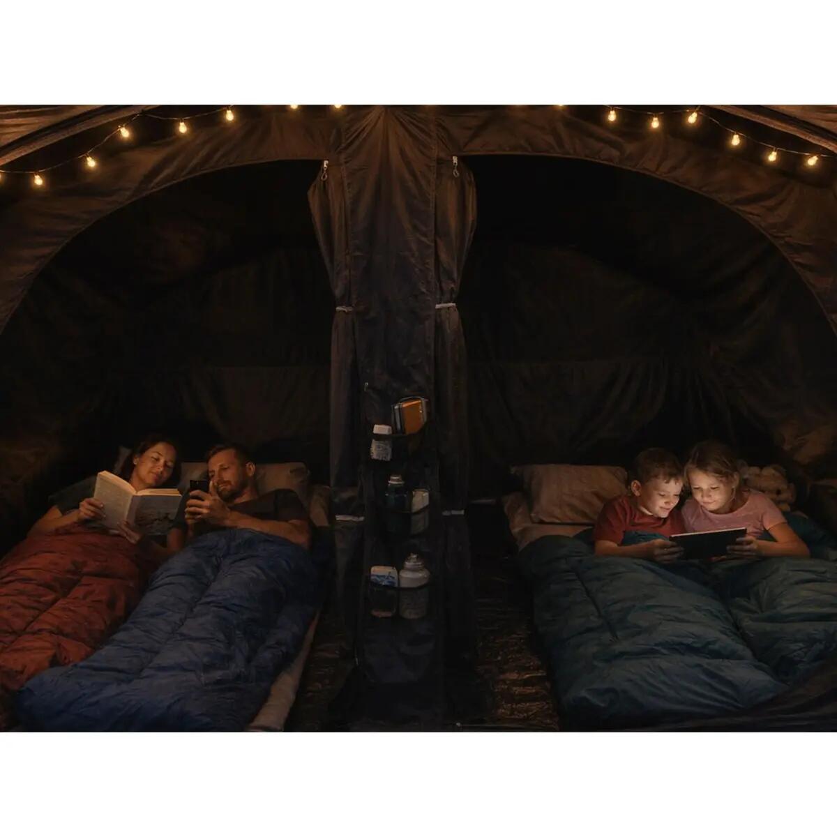 Tenda de campismo túnel - Hafslo 4 Sleeper Protect - impermeável - chão cosido 7/14