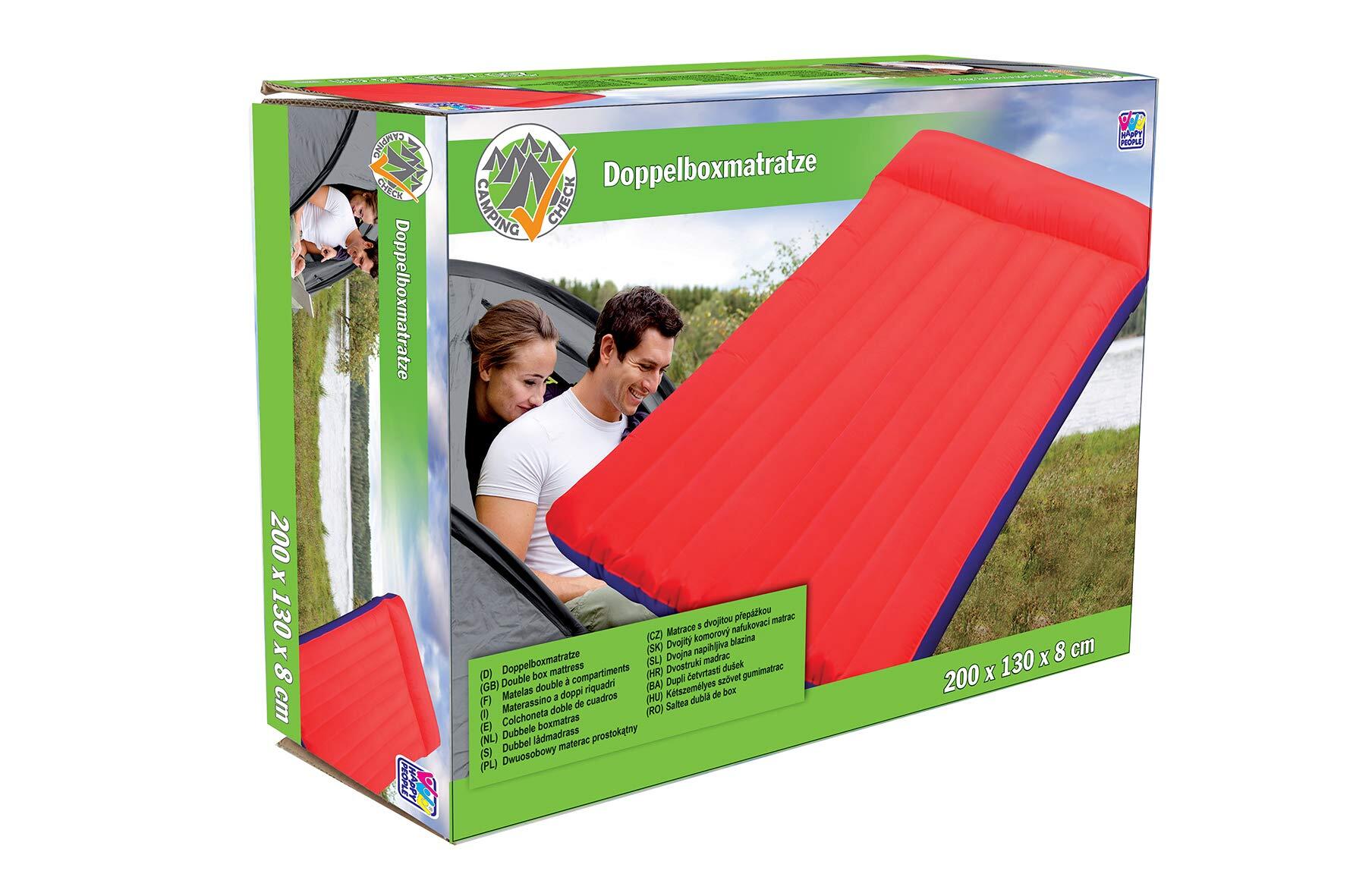78014 Matelas Gonflable Double, Bleu/Rouge 3/4
