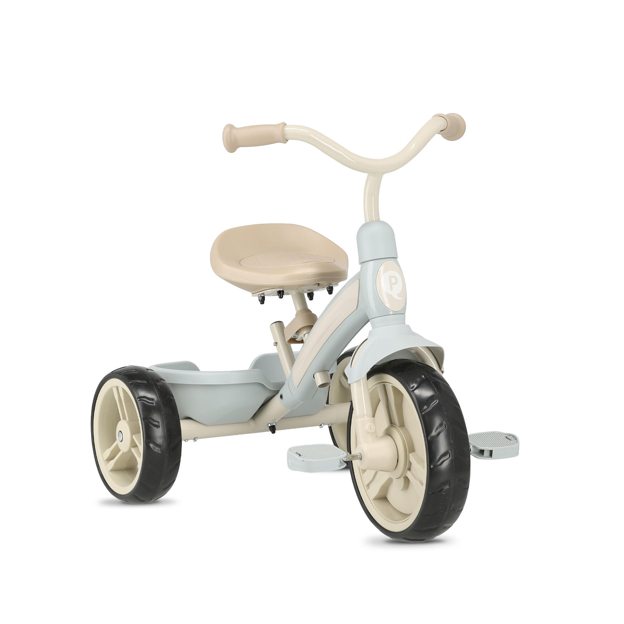 Qplay Elite Pro Triciclo com Barra de Empurrar - Bicicleta Infantil 2em1 - Azul 5/7