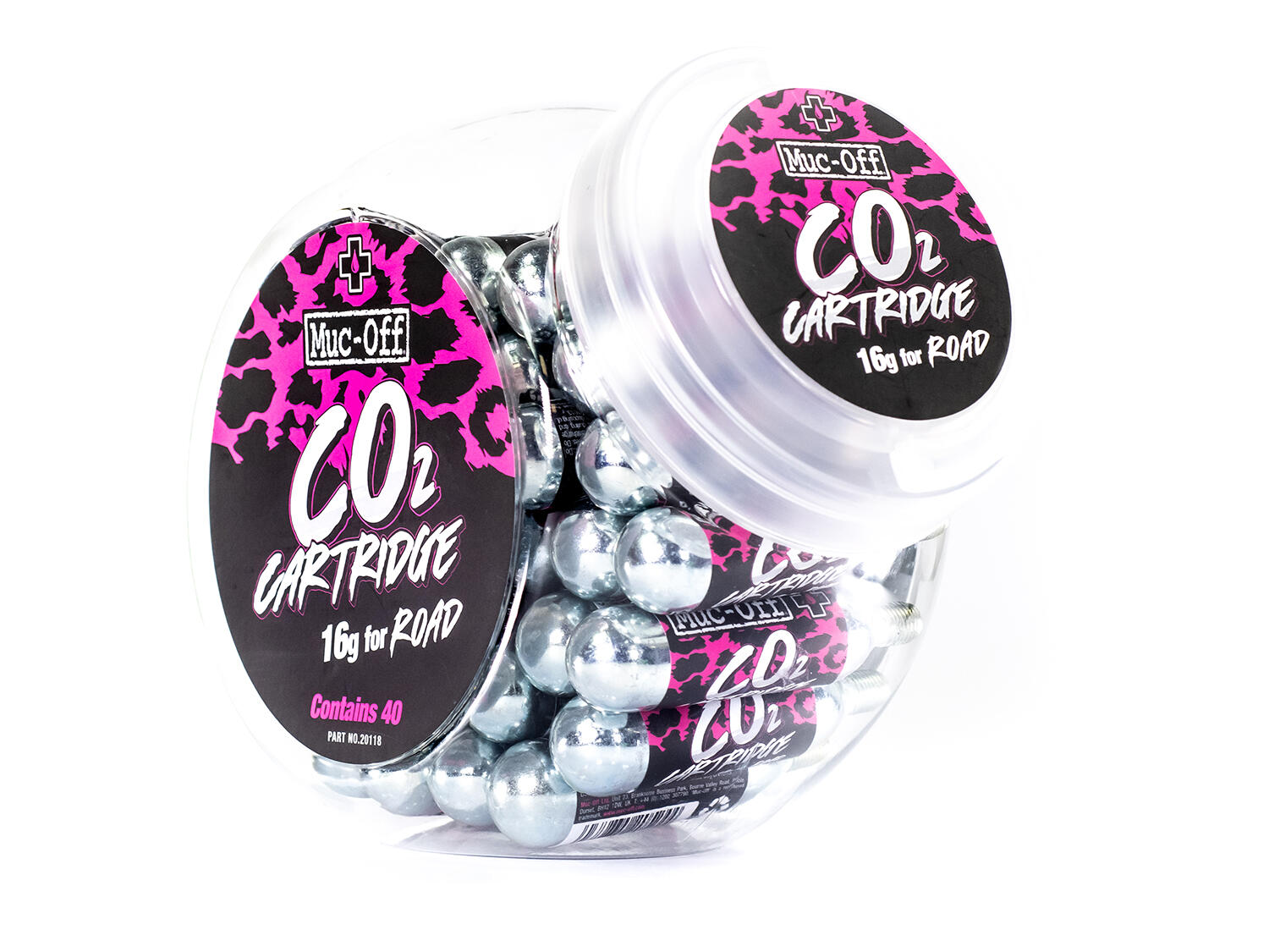 Muc Off Countertop 16g CO2 Refill Cartridge pink 1 Stück 2/7