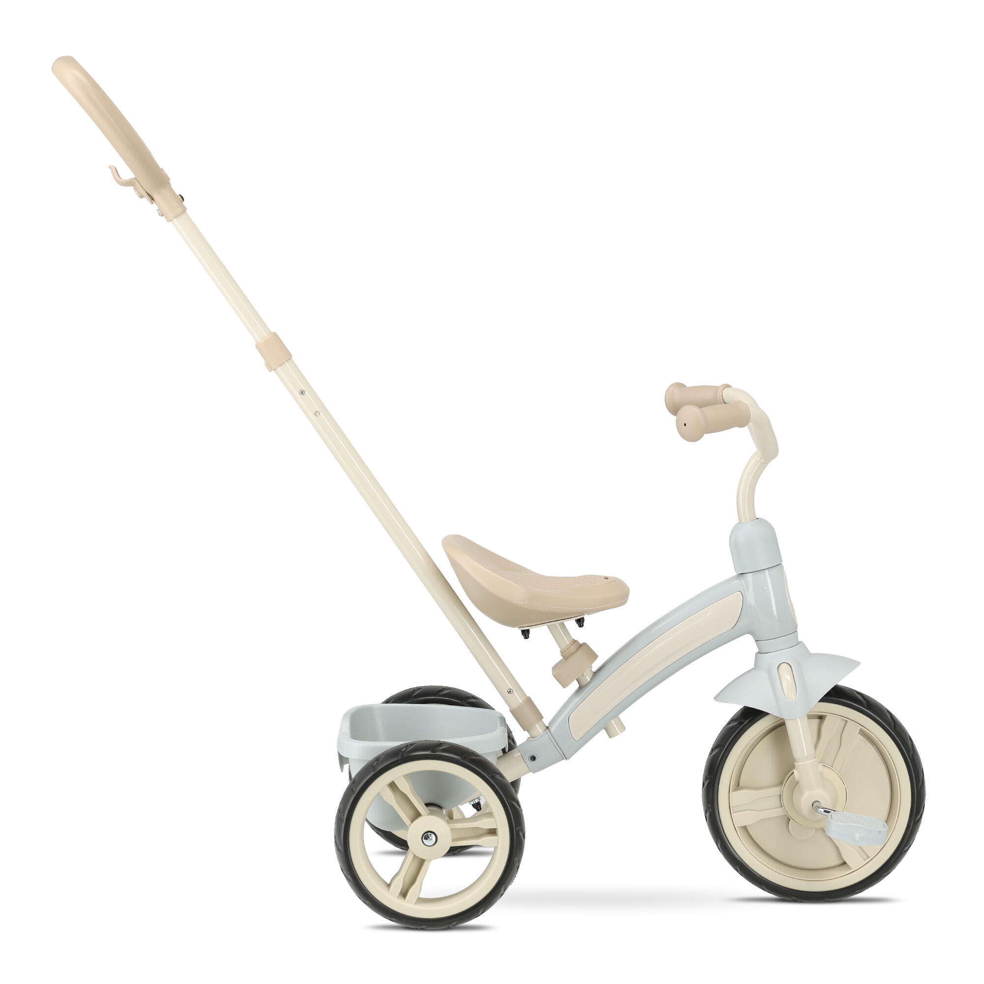 Qplay Elite Pro Triciclo com Barra de Empurrar - Bicicleta Infantil 2em1 - Azul 3/7