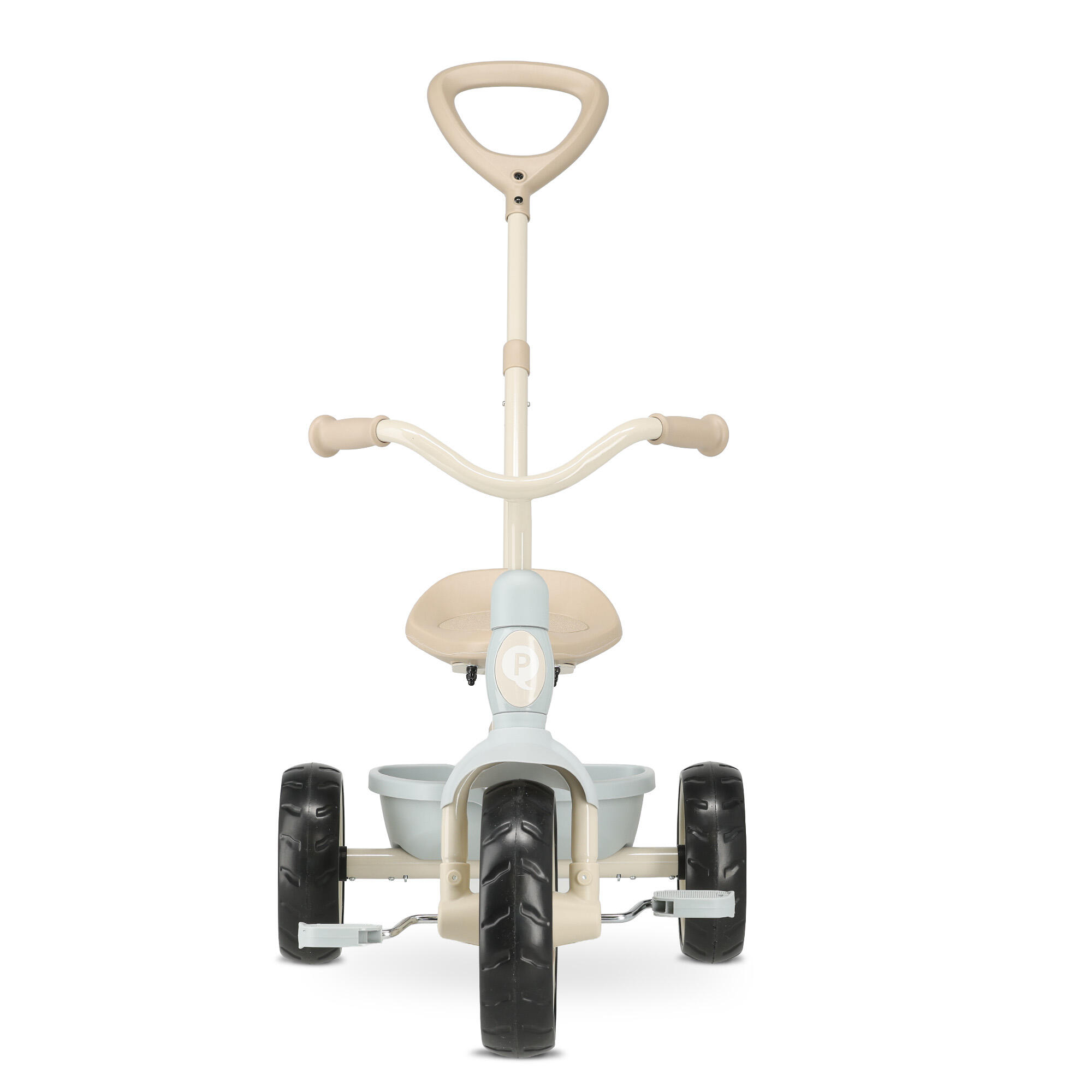 Qplay Elite Pro Triciclo com Barra de Empurrar - Bicicleta Infantil 2em1 - Azul 2/7