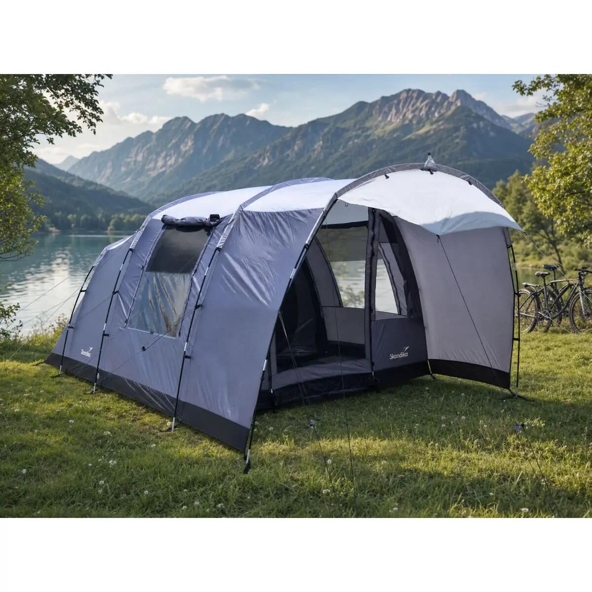Tenda de campismo túnel - Hafslo 4 Sleeper Protect - impermeável - chão cosido 2/14