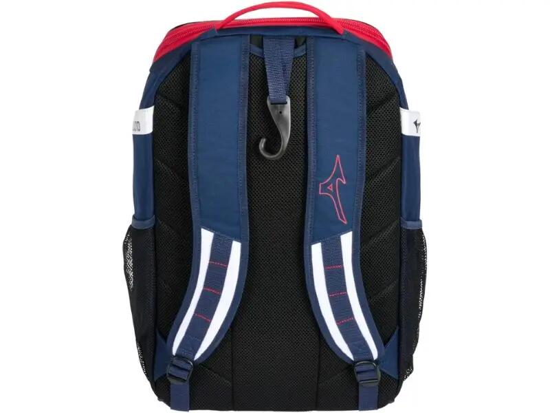 Mizuno Organizer 26 Back Pack Color Navy/Red 2/3