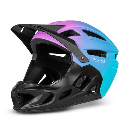 Full Face Helm Movino Edge 418g MTB Step Inline Skates 51-54cm In-mold