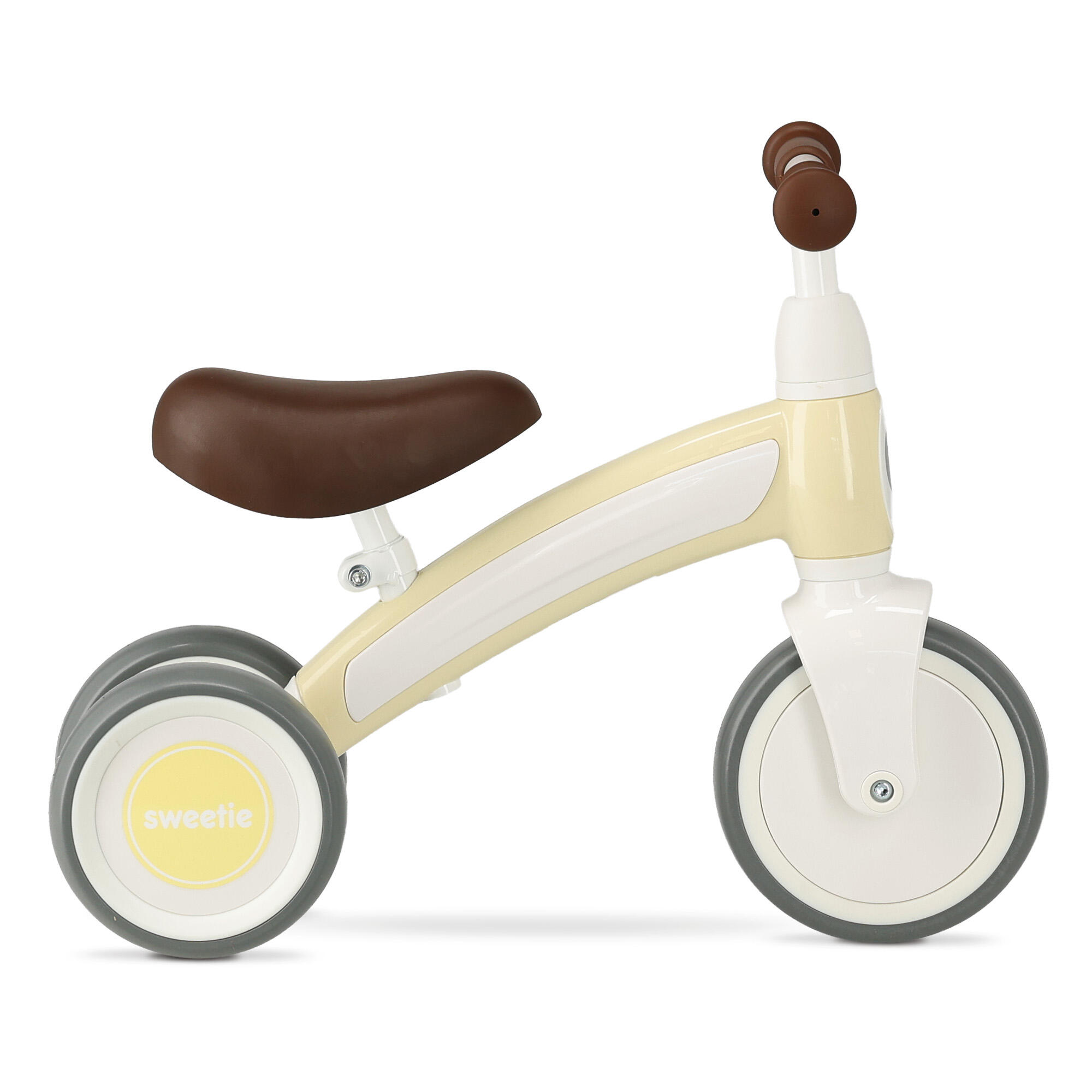 Qplay Sweetie Bicicletta Senza Pedali - Triciclo 1-3 Anni - Crema 3/5