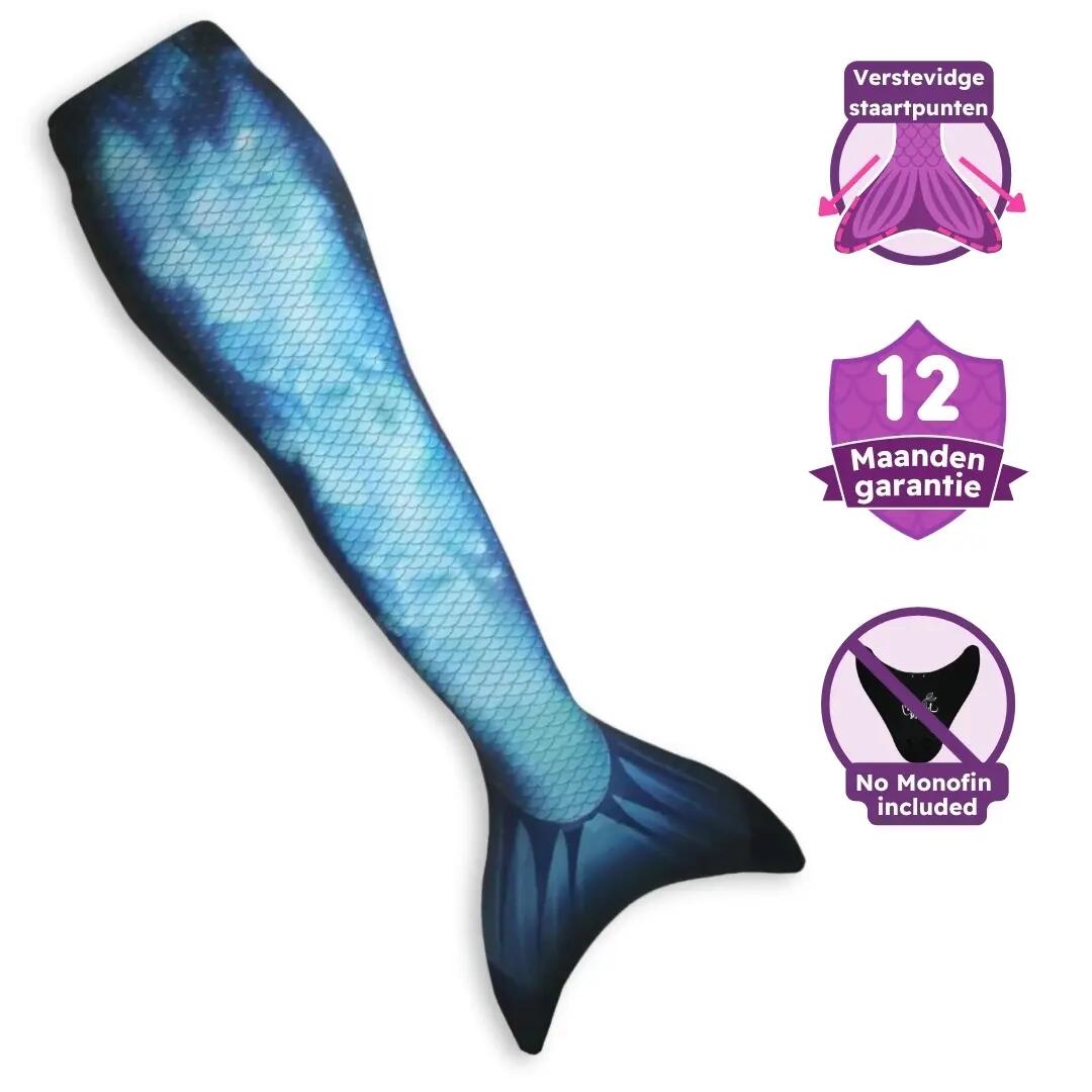 Zeemeerminstaart Set Oceanic Monovin & Bikini Zwemkleding voor meisjes 4/4