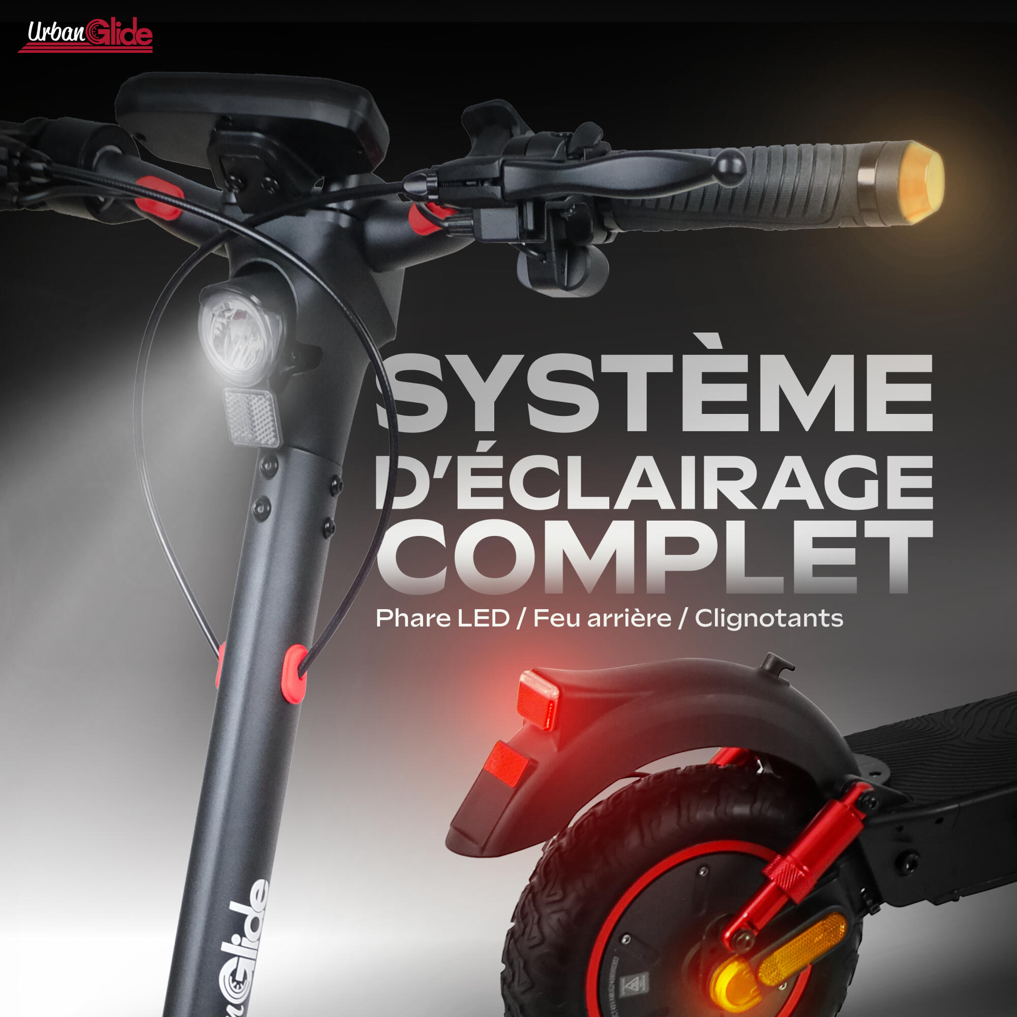 Trottinette Électrique Adulte  RIDE 500CT – 70km – 48V/15Ah – 10'' Off-road 2/7
