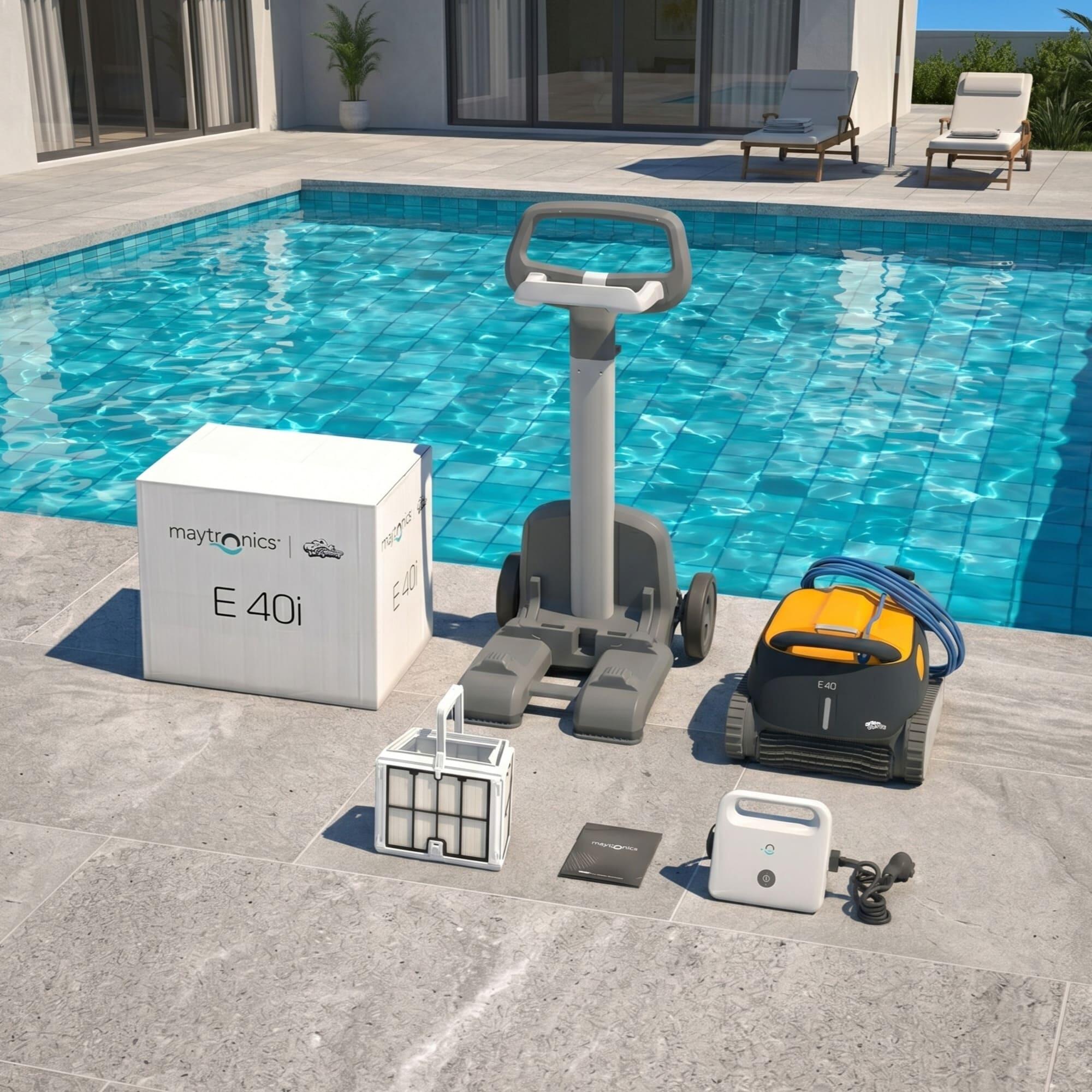 Robot limpiafondos piscina e40i Dolphin Navegación inteligente 12m 3/7