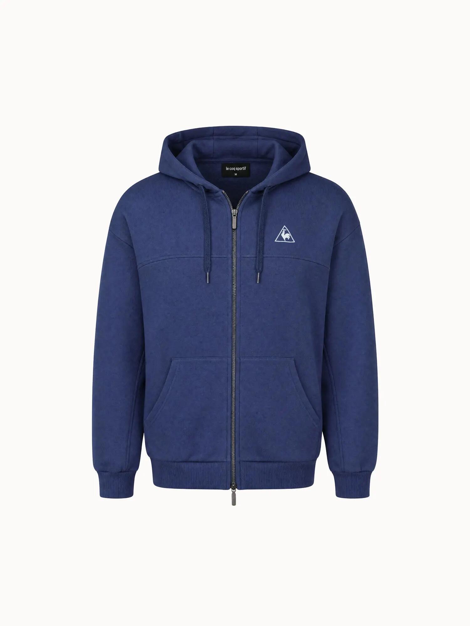 Veste zippée à capuche relax en molleton gratté Contemporain 2/7